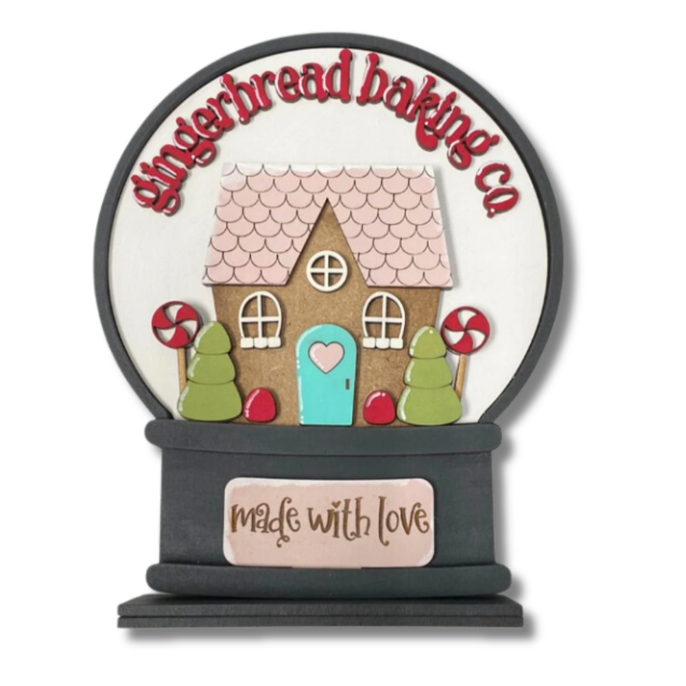Gingerbread House | Snow Globe Insert