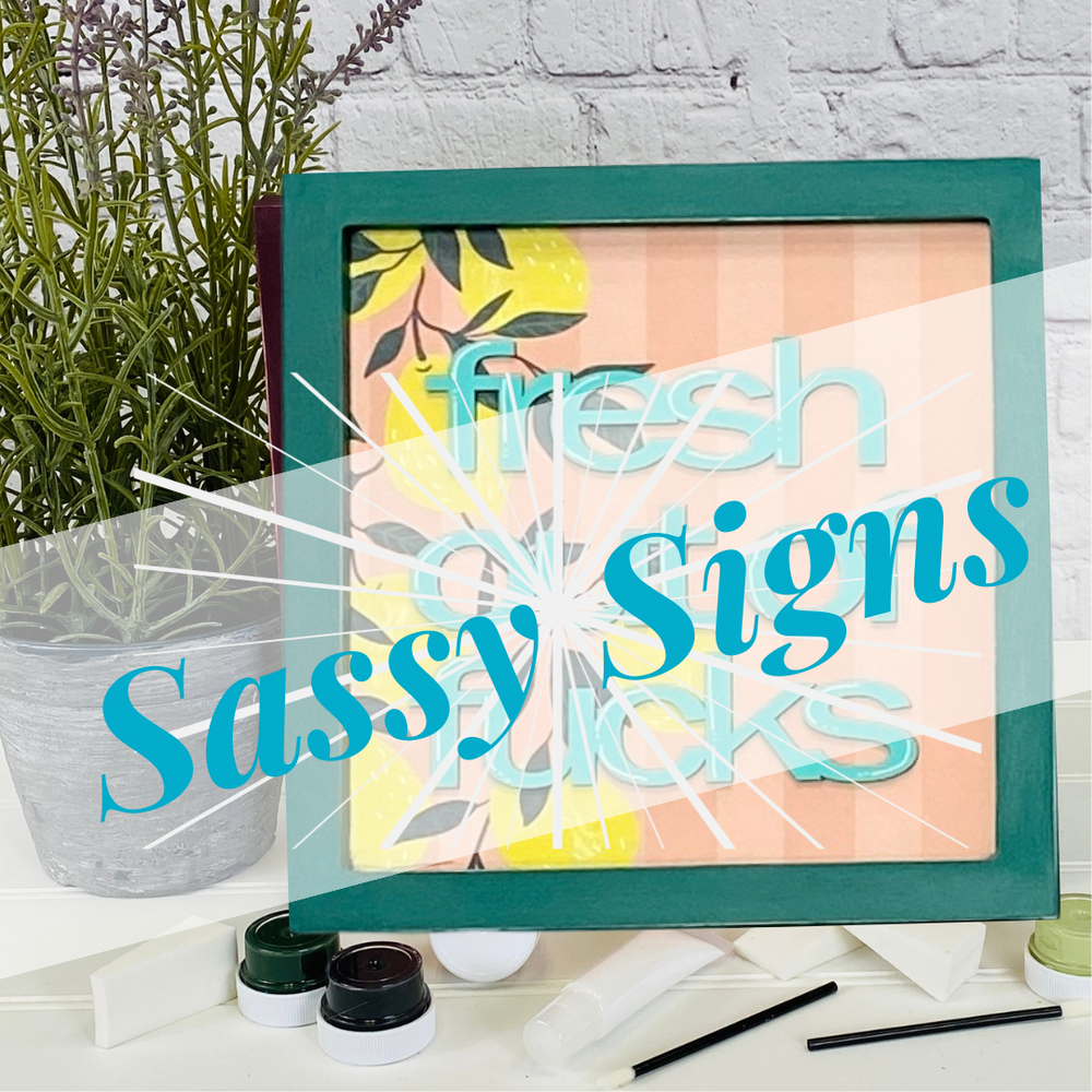 Fresh out of F*cks | Sassy Sign Kit