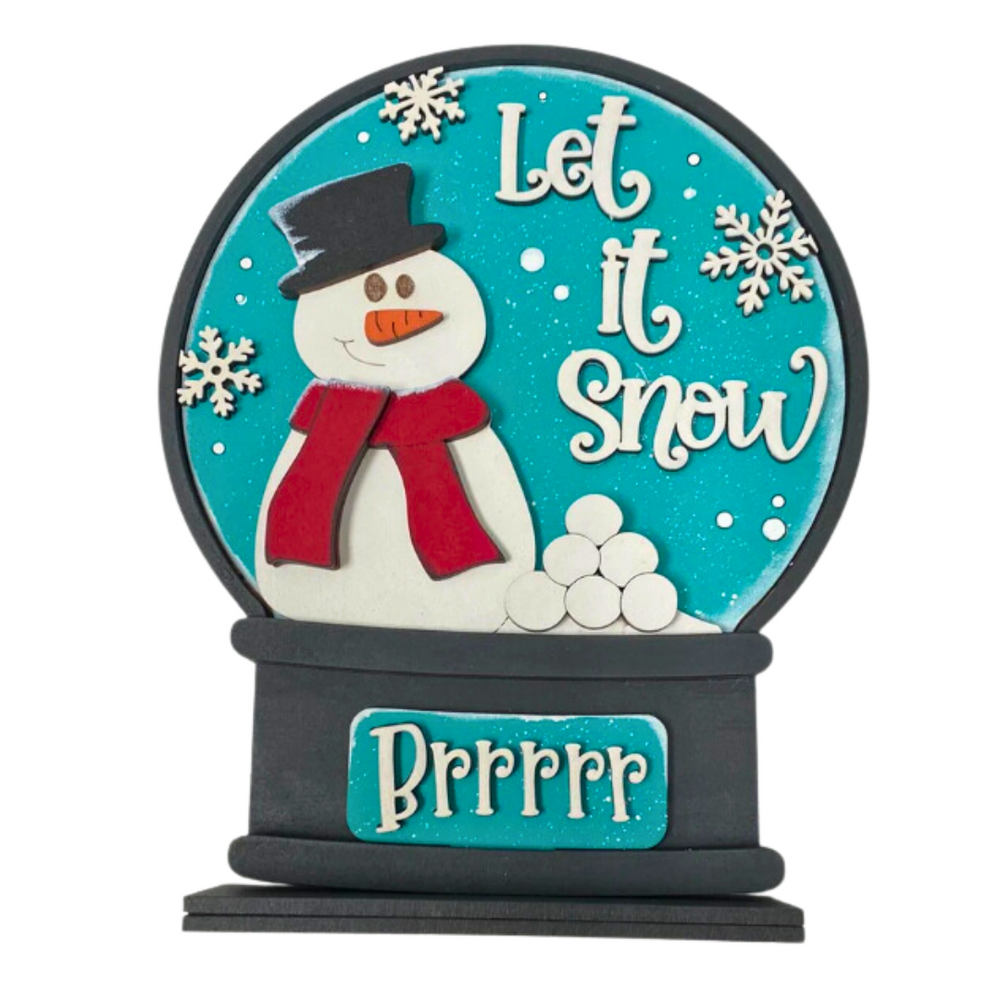 
            
                Load image into Gallery viewer, Winter Snowman | Snow Globe Insert
            
        