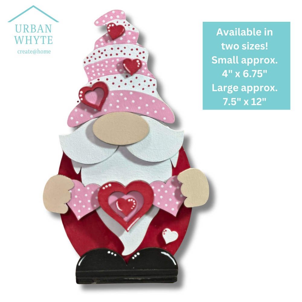
            
                Load image into Gallery viewer, Valentine Gnome | Shelf Sitter
            
        