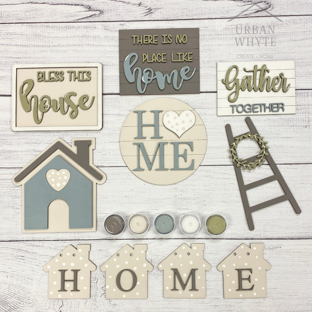 
            
                Load image into Gallery viewer, Home Sweet Home | Tiered Tray Kit
            
        