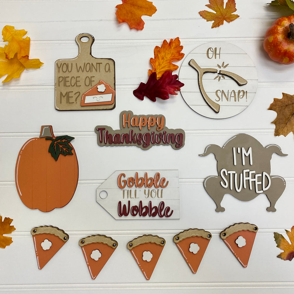 Happy Thanksgiving  | Tiered Tray Kit